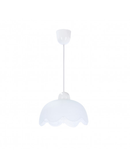 CANDELLUX Bratek lampa wisząca 18 1x60w e27 klosz biały 31-17710