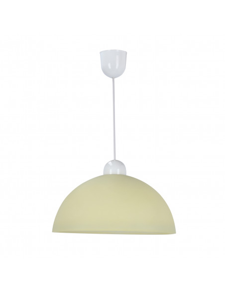 CANDELLUX Vanilia lampa wisząca 22 1x60w e27 klosz kremowy 31-17758