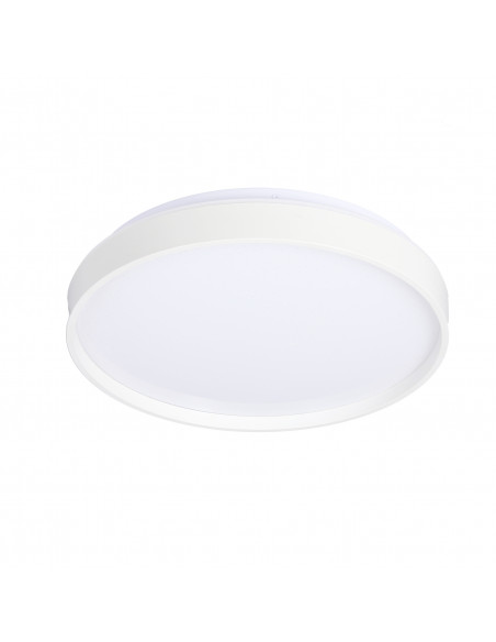 CANDELLUX Texas lampa sufitowa plafon biały 15w led 29 cm klosz biały efekt sky 12-11275
