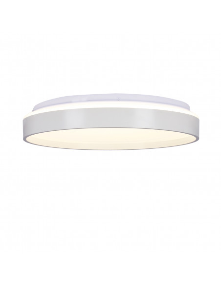 CANDELLUX Texas lampa sufitowa plafon biały 15w led 29 cm klosz biały efekt sky 12-11275