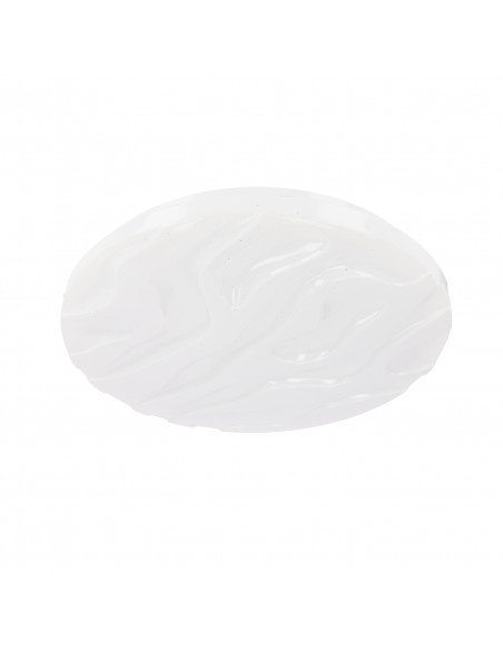 CANDELLUX Nevada lampa sufitowa plafon biały 15w led 29 cm klosz biały efekt sky 12-11268