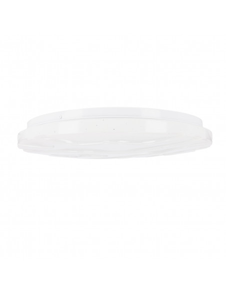 CANDELLUX Nevada lampa sufitowa plafon biały 15w led 29 cm klosz biały efekt sky 12-11268