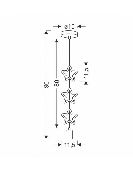 CANDELLUX SINGLE SSS LAMPA WISZĄCA 1X20W E27 IQ KIDS BIAŁY+NIEBIESKI+RÓŻOWY 31-23537