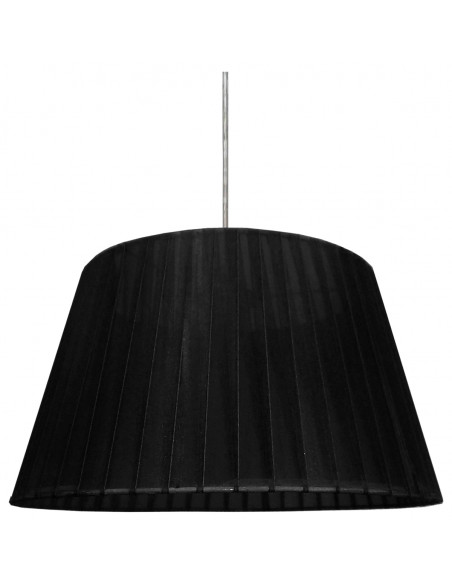 CANDELLUX NOTIZIA LAMPA WISZĄCA SATYNOWY 37 1X60W E27 ABAŻUR CZARNY 31-23285
