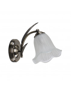 CANDELLUX ANTIQA LAMPA KINKIET PATYNOWY 1X40 E27 KLOSZ BIAŁY 21-22486