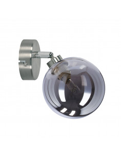 CANDELLUX RODIA LAMPA KINKIET SATYNOWY 1X40W G9 KLOSZ GRAFITOWY 91-20963