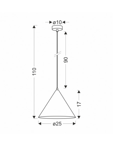 CANDELLUX DUNCA LAMPA WISZĄCA 25 CZARNY 1X40 E27 KLOSZ JASNY DĘBOWY 31-23414