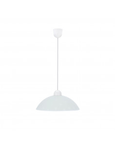 CANDELLUX FANUSA LAMPA WISZĄCA 1X60W E27 KLOSZ BIAŁY Z WZOREM 31-16751