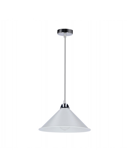 CANDELLUX AVOLA LAMPA WISZĄCA CHROMOWY 26 1X60W E27 KLOSZ BIAŁY 31-20710