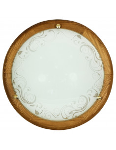 CANDELLUX HERBA PLAFON 40 DREWNO STANDARD 1X60 W E27 DĄB 14-06592
