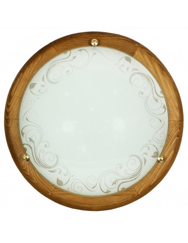 CANDELLUX HERBA PLAFON 40 DREWNO STANDARD 1X60 W E27 DĄB 14-06592