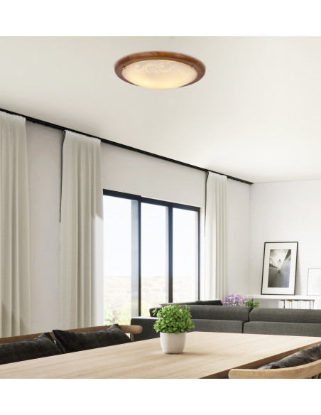 CANDELLUX HERBA PLAFON 40 DREWNO STANDARD 1X60 W E27 DĄB 14-06592