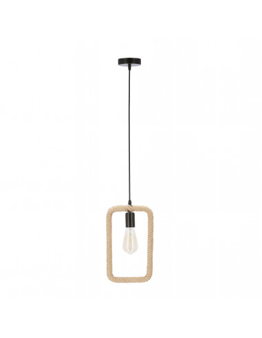CANDELLUX Ostor lampa wisząca czarny+beżowy 1x40W E27 31-28761
