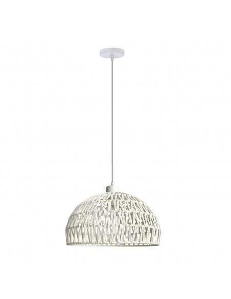 CANDELLUX Balli lampa wisząca biały 1x40W E27 abażur biały 31-26910