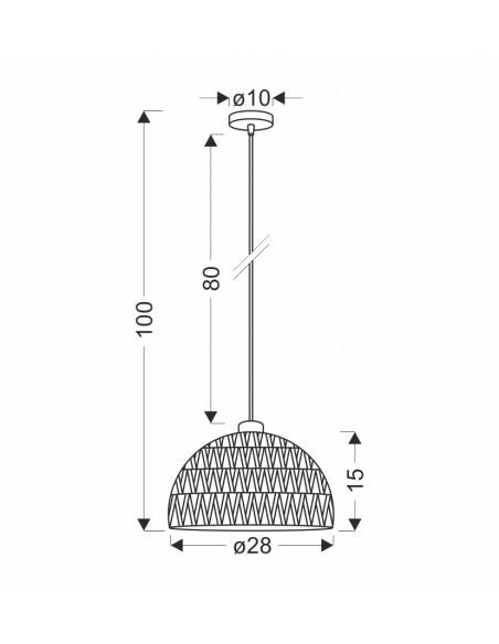 CANDELLUX Balli lampa wisząca biały 1x40W E27 abażur biały 31-26910