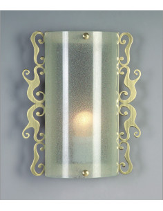 CANDELLUX CASABLANCA PLAFON 1X60W E27 22X25CM PATYNA PROSTOKĄT 10-39098