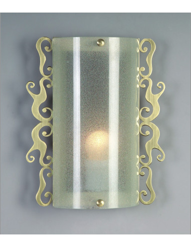 CANDELLUX CASABLANCA PLAFON 1X60W E27 22X25CM PATYNA PROSTOKĄT 10-39098