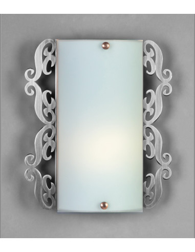 CANDELLUX CASABLANCA PLAFON 1X60W E27 22X25CM SATYNA PROSTOKĄT 10-39524