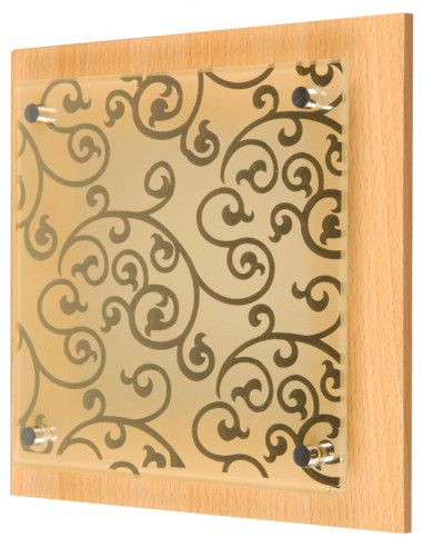 CANDELLUX PLANTA PLAFON 24X24 1X60W E27 ESY CHOCOLATE 10-39838