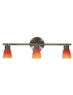 CANDELLUX DROPS LISTWA 3*40W G9 NIKIEL MAT RAINBOW 93-07387
