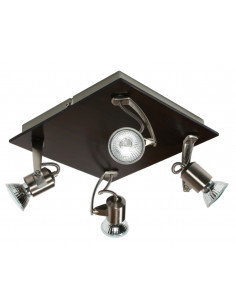 CANDELLUX L&H DUKAT 4X50W GU10 DREWNO 94-01071
