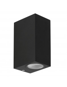 CANDELLUX Nerium lampa ogrodowa elewacyjna kostka długa 92x15,2cm czarny 2x35W GU10 IP44 22-32317