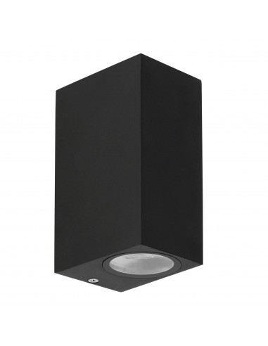 CANDELLUX Nerium lampa ogrodowa elewacyjna kostka długa 92x15,2cm czarny 2x35W GU10 IP44 22-32317