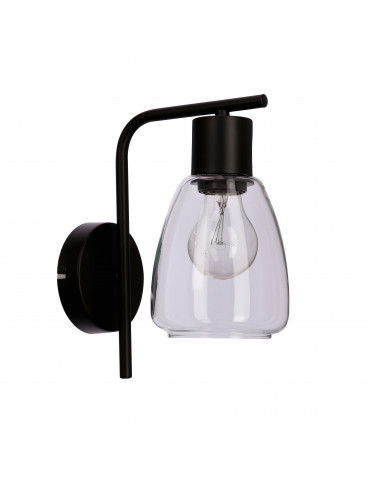 CANDELLUX MOLDO lampa kinkiet 1x40W E27 klosz bezbarwny 21-35110