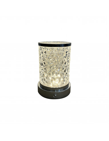 CANDELLUX BRILLO lampa stołowa H-14,5cm bezbarwny 2,5W LED USB 3000,4000,6000K z wł. dotyk 41-35806