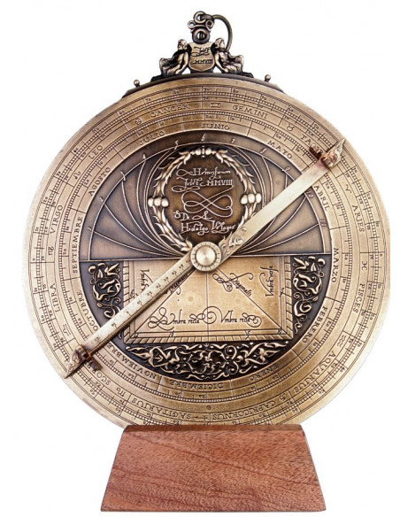 Duże Astrolabium Europejskie - średnica 20 cm - Prezent Premium dla Astronoma lub Żeglarza - H35