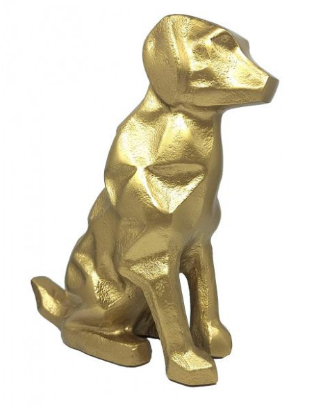 Złota Figurka Dekoracyjna Pies - DOG2