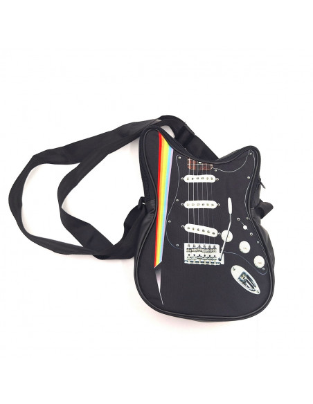 Torba na ramię w kształcie gitary – tęcza Pink Floyd – RBG-025