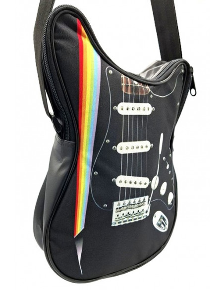 Torba na ramię w kształcie gitary – tęcza Pink Floyd – RBG-025