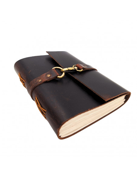 Elegancki Notes Skórzany Retro 200 stron Vintage - AH06
