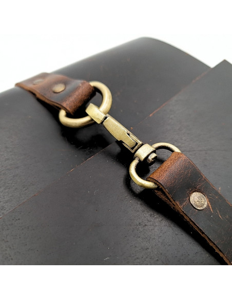 Elegancki Notes Skórzany Retro 200 stron Vintage - AH06
