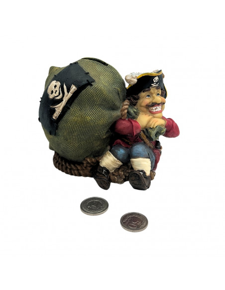 Skarbonka Dekoracyjna Pirat ze Skarbem 14 cm - CE03852