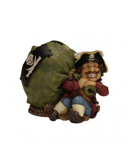 Skarbonka Dekoracyjna Pirat ze Skarbem 14 cm - CE03852