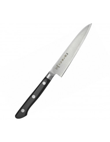 TOJIRO Classic Damascus Japoński Nóż 12 cm