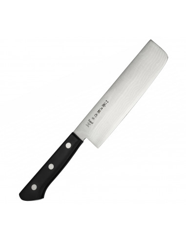 TOJIRO Basic Damascus Japoński Nóż Nakiri VG-10 16,5 cm F-330