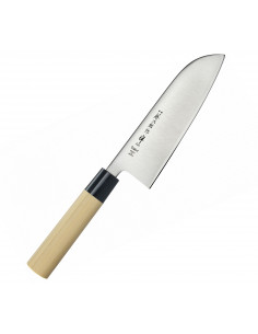 TOJIRO Zen Japoński Nóż Santoku 16,5 cm FD-567D