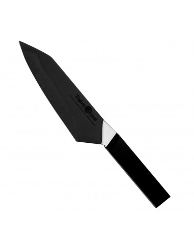 Tojiro Origami Black Polerowany Nóż Santoku 16,5cm