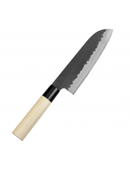TOJIRO Hammered Japoński Nóż Santoku VG-10 17 cm F-1112