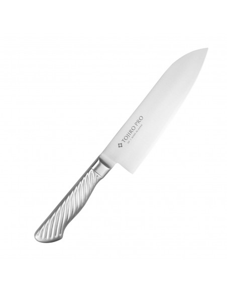 TOJIRO Pro VG-10 Japoński Nóż Santoku 17 cm F-895
