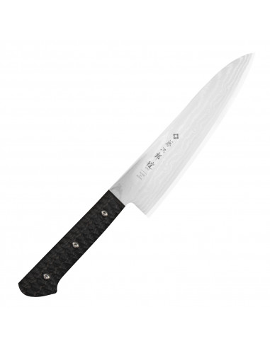 TOJIRO Gai Damascus Japoński Nóż Szefa kuchni VG-10 18 cm F-1352