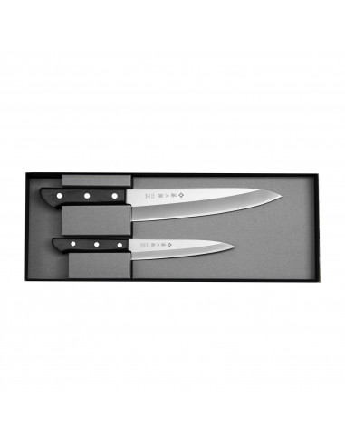Tojiro Basic VG-10 Zestaw Nóż Szefa kuchni 20 cm + uniwersalny 13,5 cm
