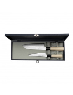 Tojiro Shippu Zestaw Uniwersalny 13 cm + Santoku 16,5 cm