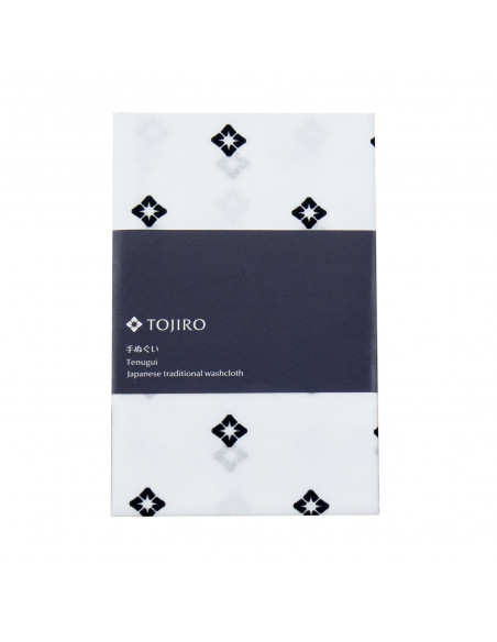 Tojiro Tenugui White Tradycyjna ścierka 86 x 35 cm