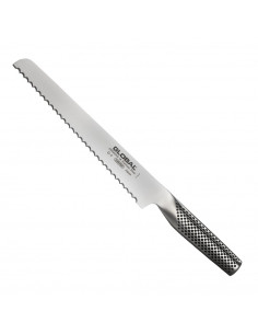 GLOBAL Japoński Nóż do Pieczywa 22 cm G-9 Stalowy