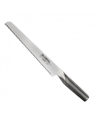 GLOBAL Japoński Nóż do Pieczywa 22 cm G-9 Stalowy