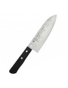 SATAKE Nashiji Black Pakka Japoński Nóż Santoku 17cm 801-713